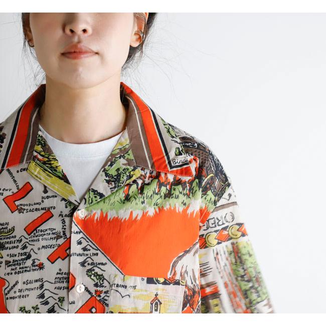 BINDU ビンドゥー PIM7725-C3 ORNG HAWAIIAN SHIRTS ハワイアンシャツ California3 Orange |  | 02