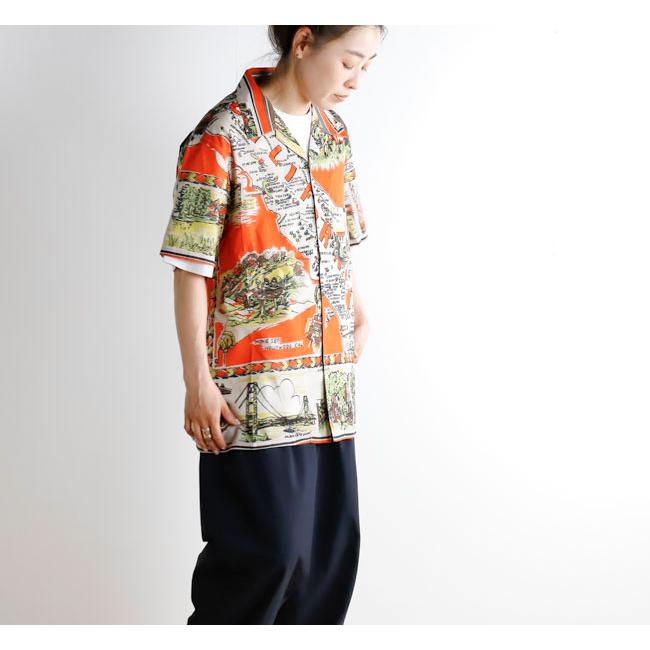BINDU ビンドゥー PIM7725-C3 ORNG HAWAIIAN SHIRTS ハワイアンシャツ California3 Orange |  | 03