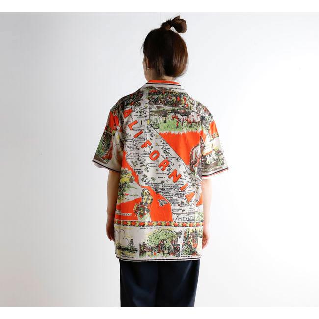 BINDU ビンドゥー PIM7725-C3 ORNG HAWAIIAN SHIRTS ハワイアンシャツ California3 Orange |  | 04
