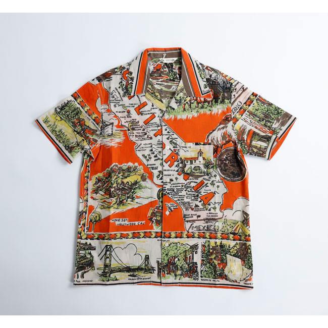 BINDU ビンドゥー PIM7725-C3 ORNG HAWAIIAN SHIRTS ハワイアンシャツ California3 Orange |  | 05
