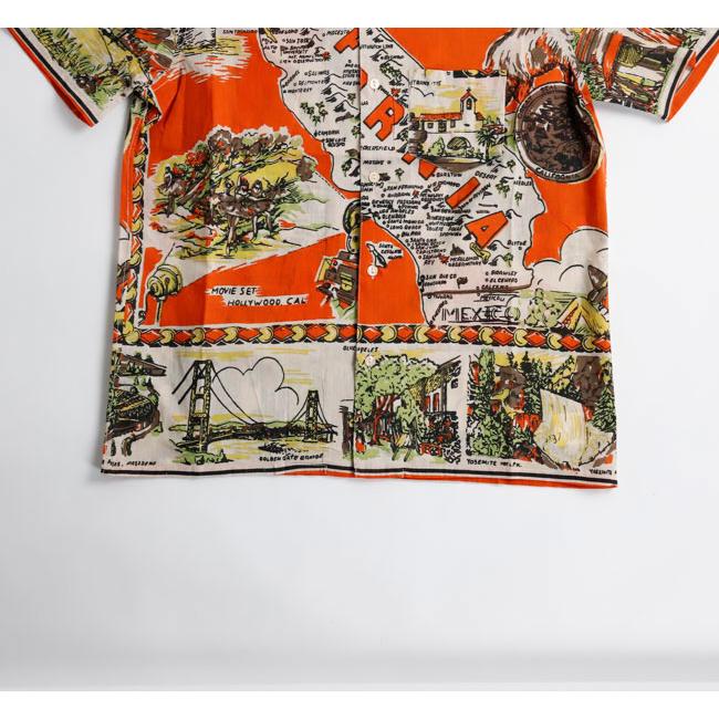 BINDU ビンドゥー PIM7725-C3 ORNG HAWAIIAN SHIRTS ハワイアンシャツ California3 Orange |  | 08