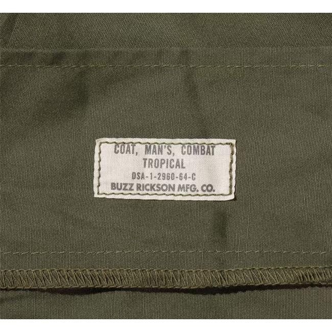 BUZZ RICKSON'S バズリクソンズ BR12247 コンバットジャケット COAT, MAN'S COMBAT TROPICAL |  | 10