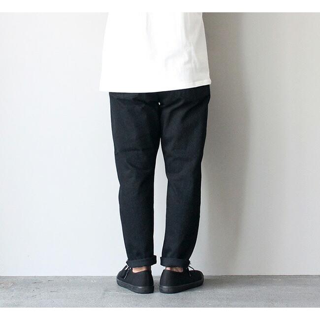 Sanca サンカ テーパードデニム ブラックデニム BLACK DENIM TAPERED 5P　PT03 |  | 02