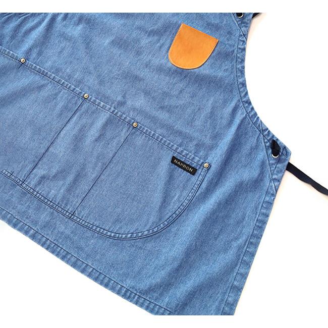 NAPRON ナプロン レザーポケット付きエプロン LUMBER BIB APRON NP-AP01-21A |  | 06