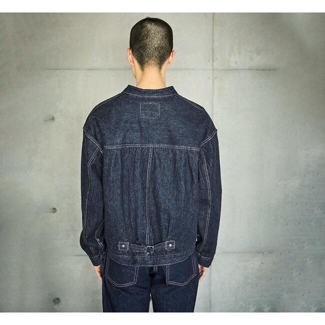 orslow オアスロウ TYPE1 PLEATED FRONT BLOUSE ONE WASH デニムジャケット 03-6011-81 |  | 03