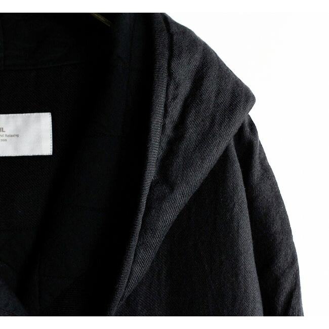 SALE30%OFF //SOIL ソイル WOOL LINEN PLAIN WITH QUILTED LINING 
