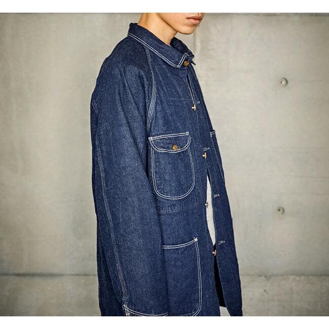 orslow オアスロウ 50's DENIM COVER ALL 50's デニムカバーオール 03-6140-81 |  | 02