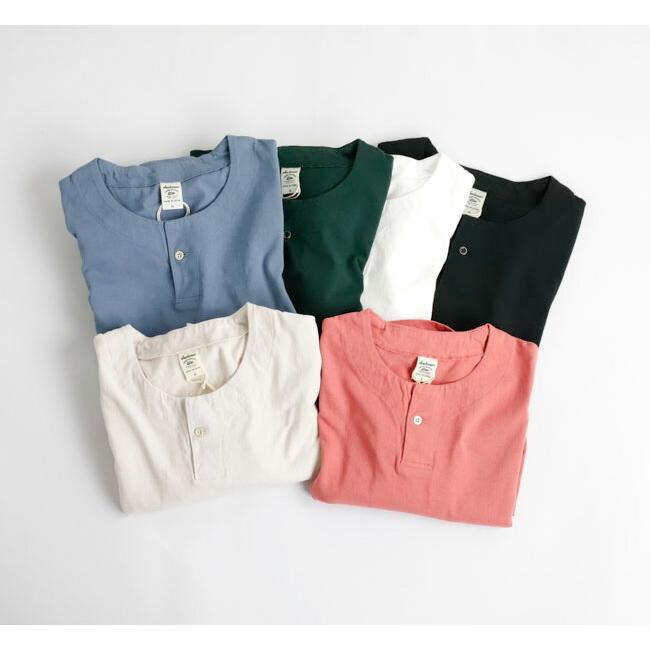 Jackman ジャックマン JM5318 L/S Henleyneck T-Shirt ヘンリーネック ロングスリーブT | 