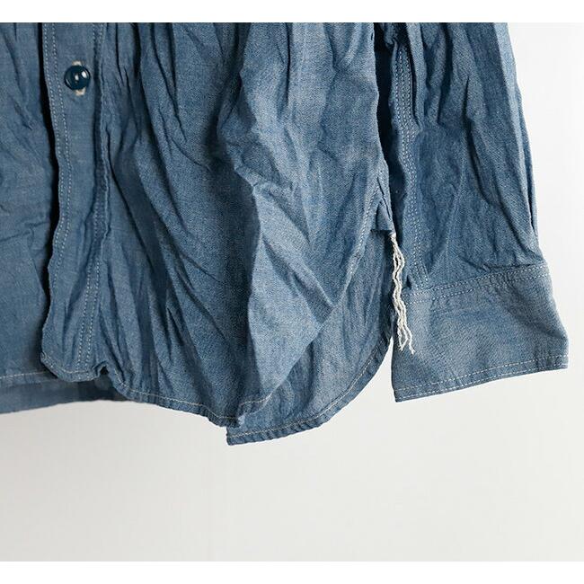 orslow オアスロウ CHAMBRAY WORK SHIRT シャンブレーシャツ 01-8070-84 |  | 10