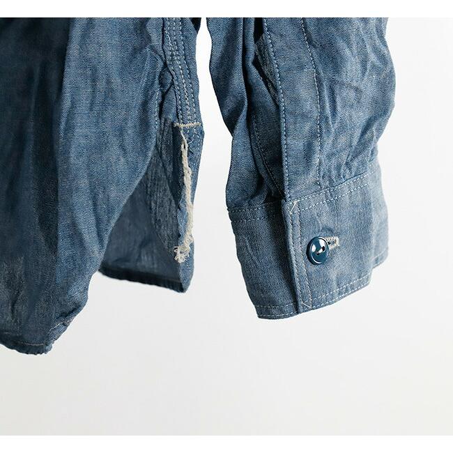 orslow オアスロウ CHAMBRAY WORK SHIRT シャンブレーシャツ 01-8070-84 |  | 11