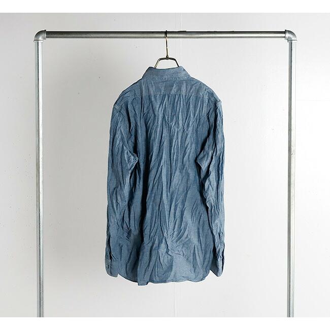 orslow オアスロウ CHAMBRAY WORK SHIRT シャンブレーシャツ 01-8070-84 |  | 12