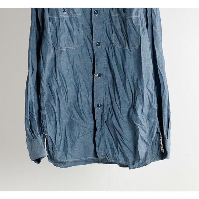 orslow オアスロウ CHAMBRAY WORK SHIRT シャンブレーシャツ 01-8070-84 |  | 07