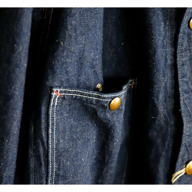 orslow オアスロウ LOOSE FIT DENIM COVERALL ONE WASH カバーオール 00-6141-81 |  | 09