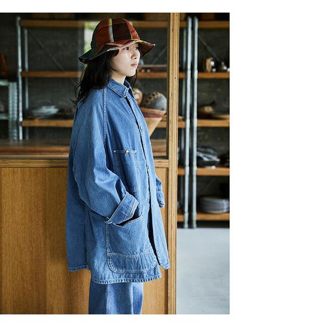 【orSlow/オアスロウ】LOOSE FIT COVERALL カバーオール レディス orslow オアスロウ LOOSE FIT DENIM COVERALL ONE WASH