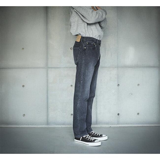 オアスロウ 107 ブラックデニム orslow オアスロウ 107 IVY FIT BLACK DENIM STONE アイビー