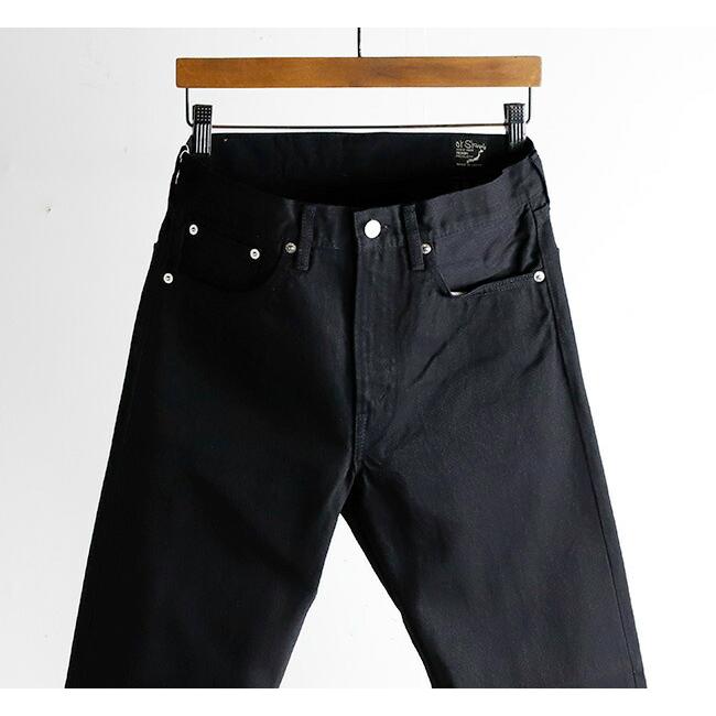 オアスロウ 107 ブラックデニム orslow】 Ivy Fit Denim 107 Black / オアスロウ アイビー