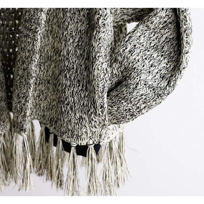 SALE40%OFF //unfil アンフィル double honeycomb mesh fringed cardigan ボタンレスカーディガン WVSP-UW111 |  | 13