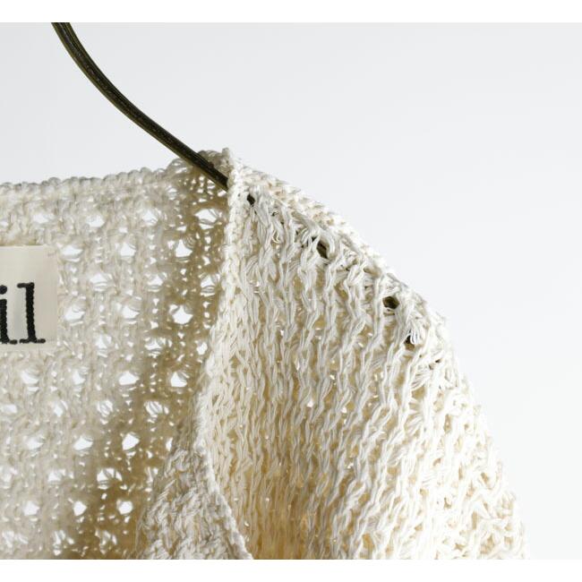 SALE40%OFF //unfil アンフィル double honeycomb mesh fringed cardigan ボタンレスカーディガン WVSP-UW111 |  | 16