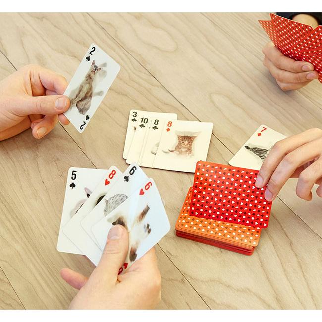 3D Cat Cards KIKKERLAND 3Dキャットカード 猫のトランプ |  | 02