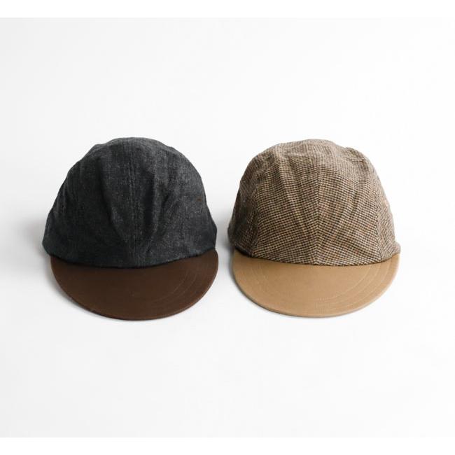 SALE40%OFF // DECHO デコ 9-4AD25 ジェットキャップ CHECK & MOLESKIN DUCKBILL JET CAP |  | 02