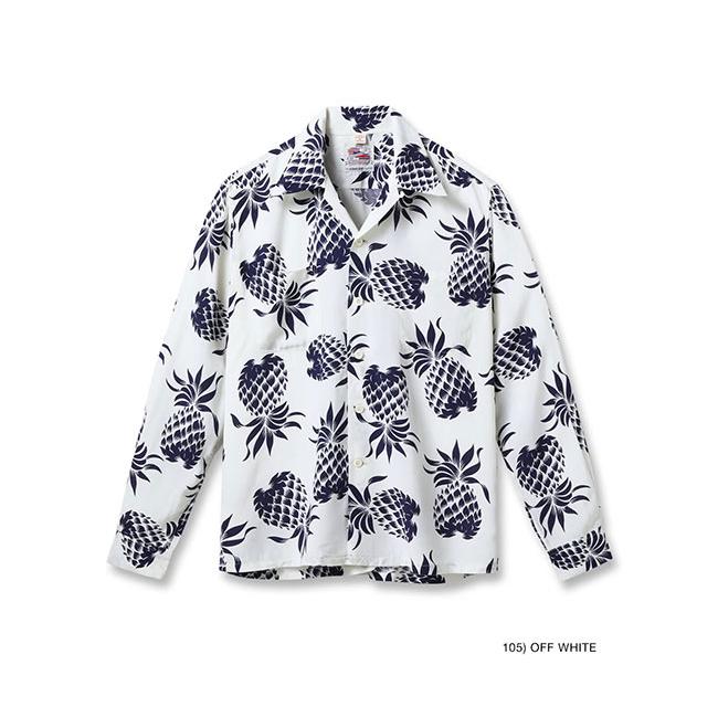 DUKE KAHANAMOKU SPECIAL EDITION “DUKE'S PINEAPPLE” (LONG SLEEVE) Lot No. DK26793 ハワイアンシャツ アロハシャツ デュークス・パイナップル |  | 01