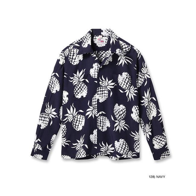 DUKE KAHANAMOKU SPECIAL EDITION “DUKE'S PINEAPPLE” (LONG SLEEVE) Lot No. DK26793 ハワイアンシャツ アロハシャツ デュークス・パイナップル |  | 02