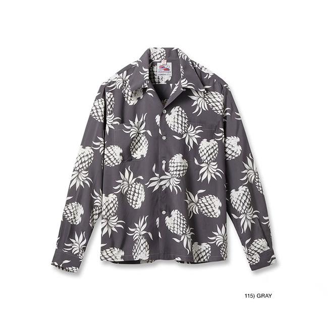 DUKE KAHANAMOKU SPECIAL EDITION “DUKE'S PINEAPPLE” (LONG SLEEVE) Lot No. DK26793 ハワイアンシャツ アロハシャツ デュークス・パイナップル |  | 03