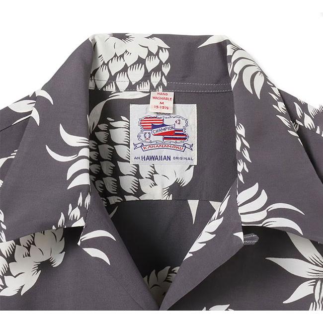 DUKE KAHANAMOKU SPECIAL EDITION “DUKE'S PINEAPPLE” (LONG SLEEVE) Lot No. DK26793 ハワイアンシャツ アロハシャツ デュークス・パイナップル |  | 05