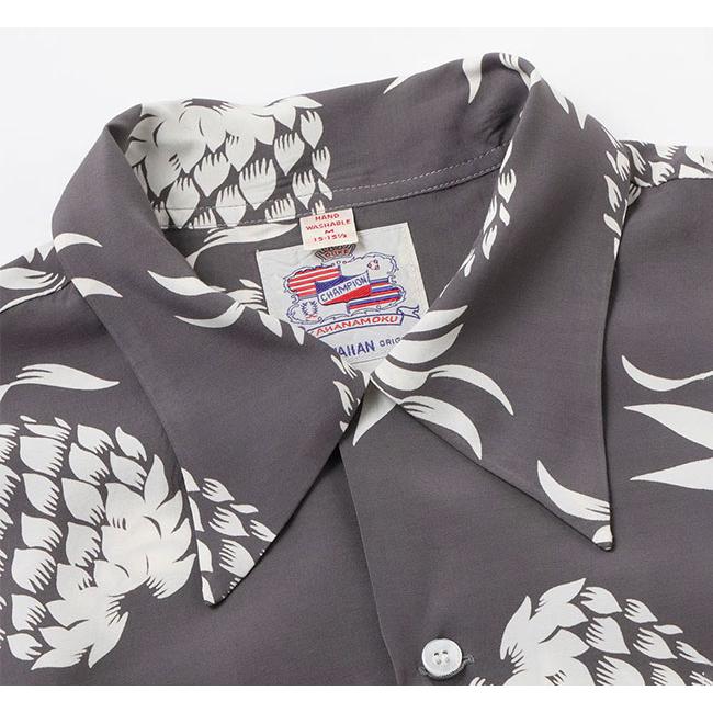 DUKE KAHANAMOKU SPECIAL EDITION “DUKE'S PINEAPPLE” (LONG SLEEVE) Lot No. DK26793 ハワイアンシャツ アロハシャツ デュークス・パイナップル |  | 08