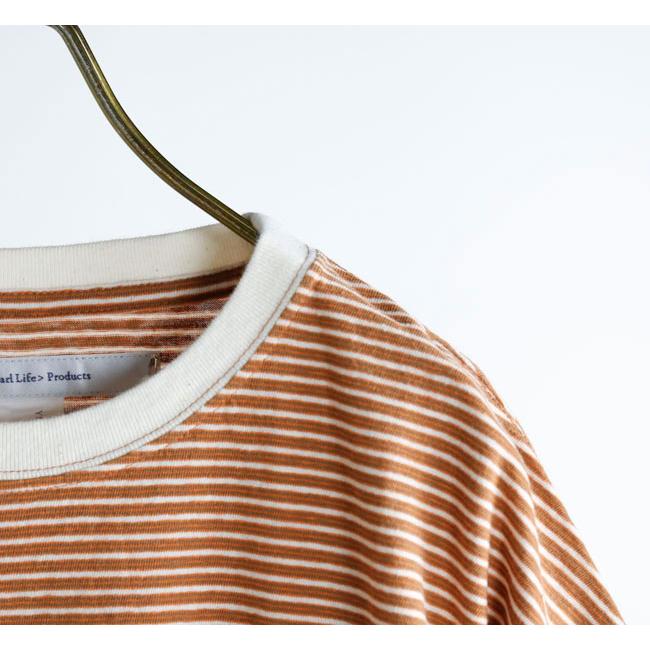 EEL Products イール プロダクツ E-26501 ユルリ TEE 1/2ボーダー YURURI TEE 1/2 border |  | 10