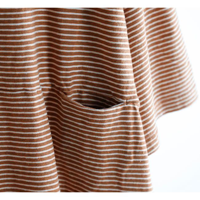 EEL Products イール プロダクツ E-26501 ユルリ TEE 1/2ボーダー YURURI TEE 1/2 border |  | 11