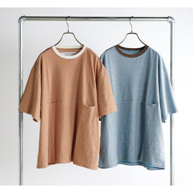 EEL Products イール プロダクツ E-26501 ユルリ TEE 1/2ボーダー YURURI TEE 1/2 border |  | 04