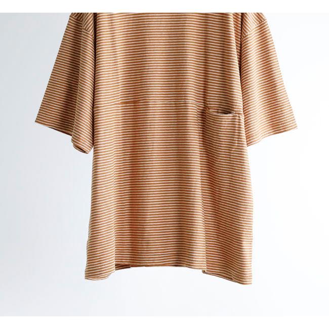 EEL Products イール プロダクツ E-26501 ユルリ TEE 1/2ボーダー YURURI TEE 1/2 border |  | 09