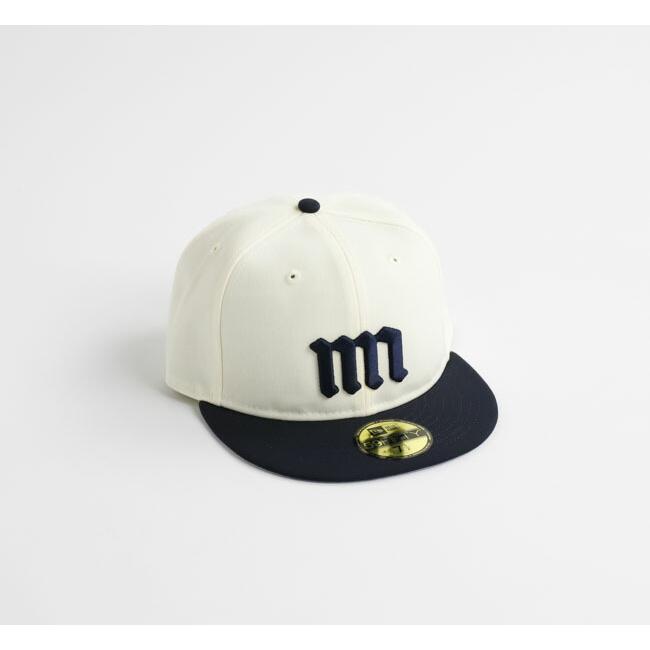 NEW ERA ニューエラ 59FIFTY ソフトバックラム Powered by GORO NAKATSUGAWA（min-nano）クローム ネイビーバイザー 14460929 |  | 02