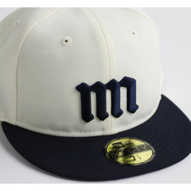 NEW ERA ニューエラ 59FIFTY ソフトバックラム Powered by GORO NAKATSUGAWA（min-nano）クローム ネイビーバイザー 14460929 |  | 07