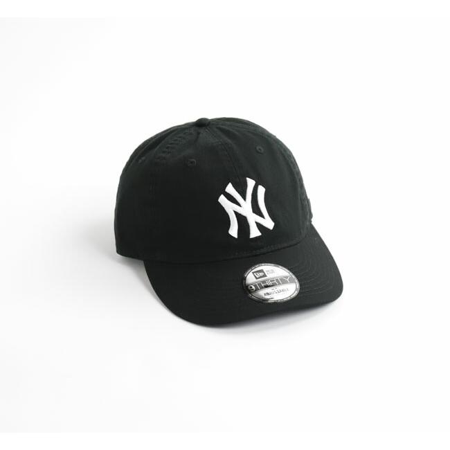 NEW ERA ニューエラ 9THIRTY ニューヨーク・ヤンキース ウォッシュドコットン ブラック × ホワイト 14525045 |  | 01