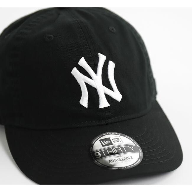 NEW ERA ニューエラ 9THIRTY ニューヨーク・ヤンキース ウォッシュドコットン ブラック × ホワイト 14525045 |  | 06