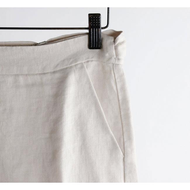 スカート evam eva linen wrap skirt old_ev25