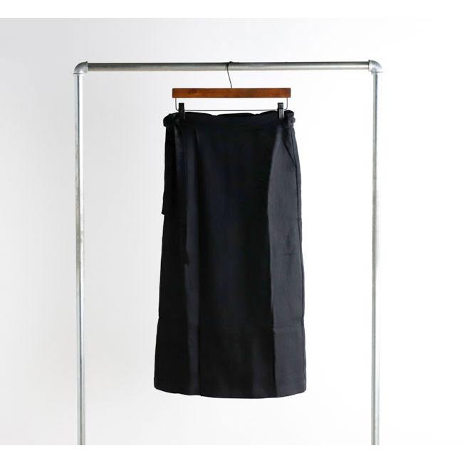 evam eva エヴァムエヴァ リネンラップスカート linen wrap skirt　E241T200 |  | 08