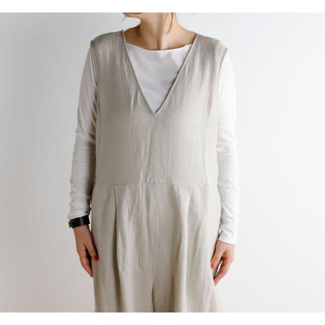 evam eva （エヴァムエヴァ） リネンオールインワン Evam eva / linen all-in-one - c a b i n e t O N L I N E S T O R E