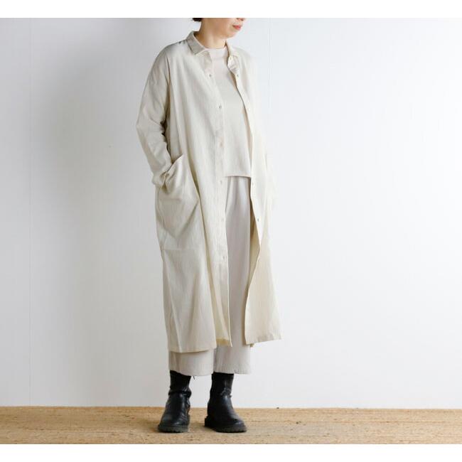 evam eva エヴァムエヴァ コットンシャツワンピース cotton shirt one-piece 251T075 | 