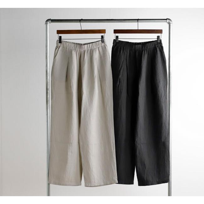 evam eva エヴァムエヴァ リネンシルクタックパンツ linen silk tuck pants　E251T129 |  | 05