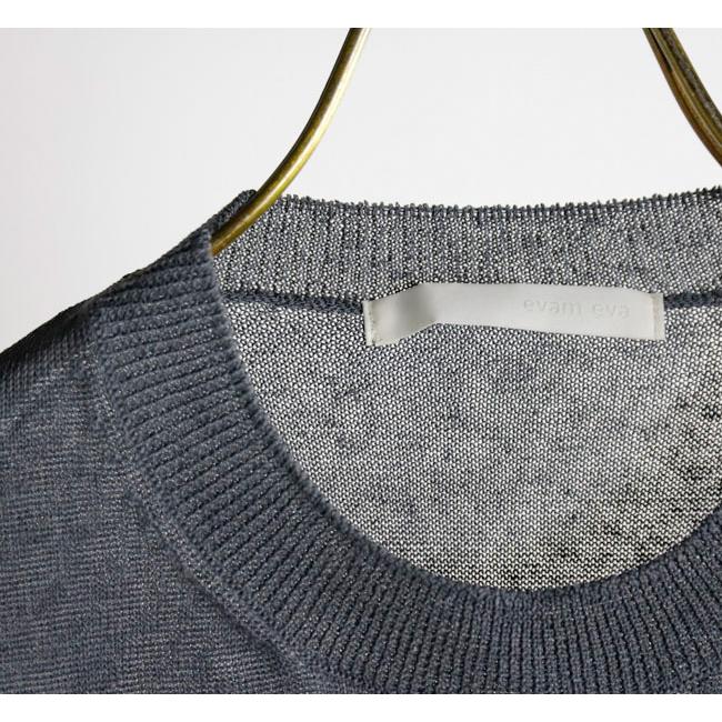 新品未使用　evam eva リネンプルオーバーE251K168 アイボリー evam eva エヴァムエヴァ リネンプルオーバー linen pullover