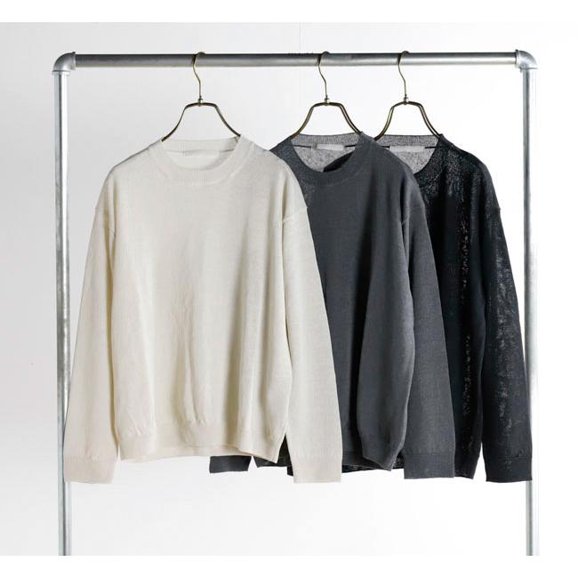 新品未使用　evam eva リネンプルオーバーE251K168 アイボリー evam eva エヴァムエヴァ リネンプルオーバー linen pullover