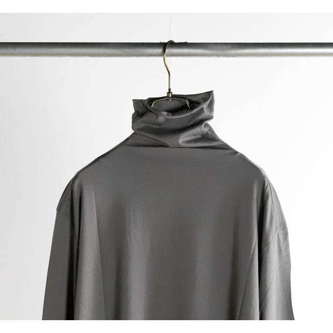 evam eva エヴァムエヴァ オーガニックコットン カットソー タートルネック cut&sew turtleneck E253C028 |  | 12