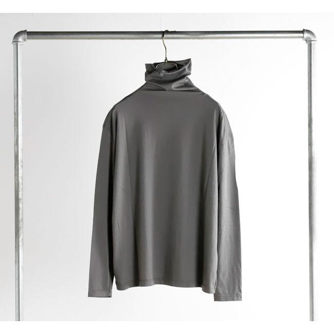 evam eva エヴァムエヴァ オーガニックコットン カットソー タートルネック cut&sew turtleneck E253C028 |  | 06