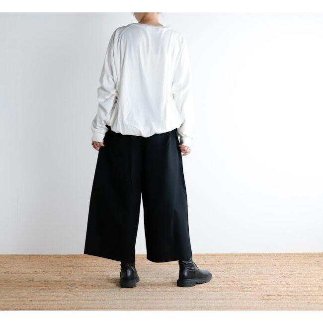 evam eva エヴァムエヴァ E253T065 コットンキュロットパンツ cotton culotte pants |  | 05