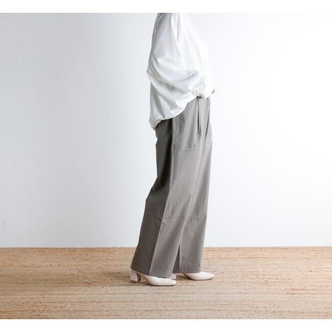 evam eva エヴァムエヴァ E253T066 コットンワイドパンツ cotton wide pants |  | 03