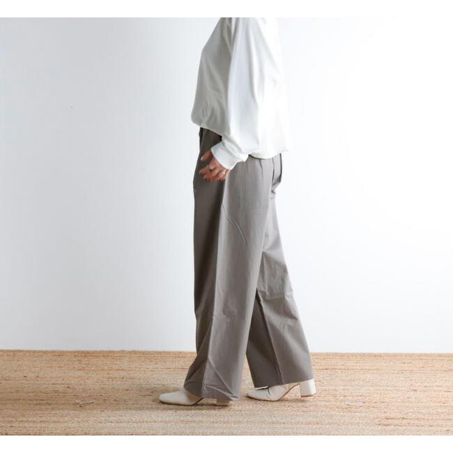 evam eva エヴァムエヴァ E253T066 コットンワイドパンツ cotton wide pants |  | 04
