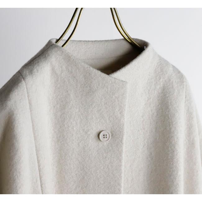 evam eva エヴァムエヴァE253K090 プレスウール ショートコート press wool short coat |  | 13